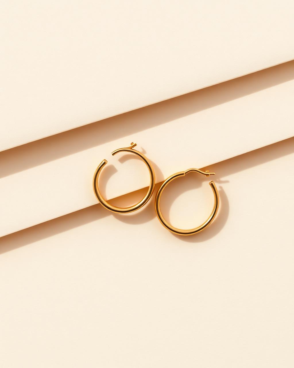Thick Hoop — 18k Vermeil